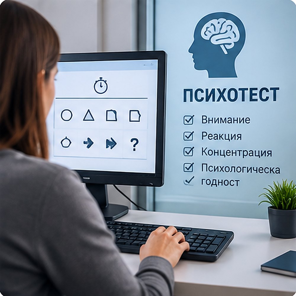 Психотест за водачи — компютърно изследване на внимание и реакция