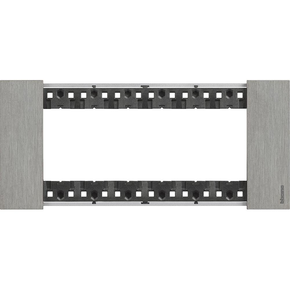 Рамка 6 мод Италиански стандарт Метал Стомана Steel
