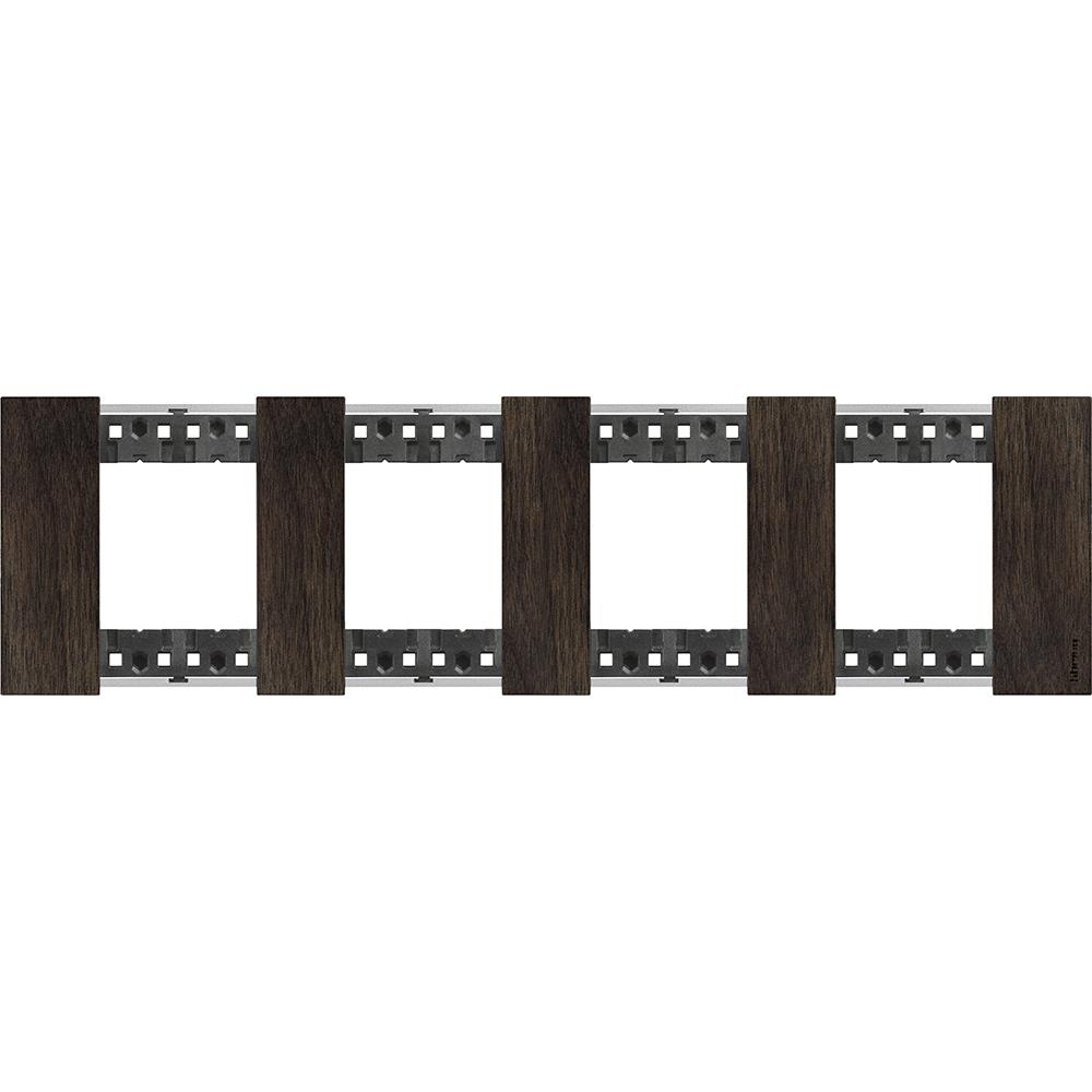 Рамка 4х2 Немски стандарт дърво Орех Walnut