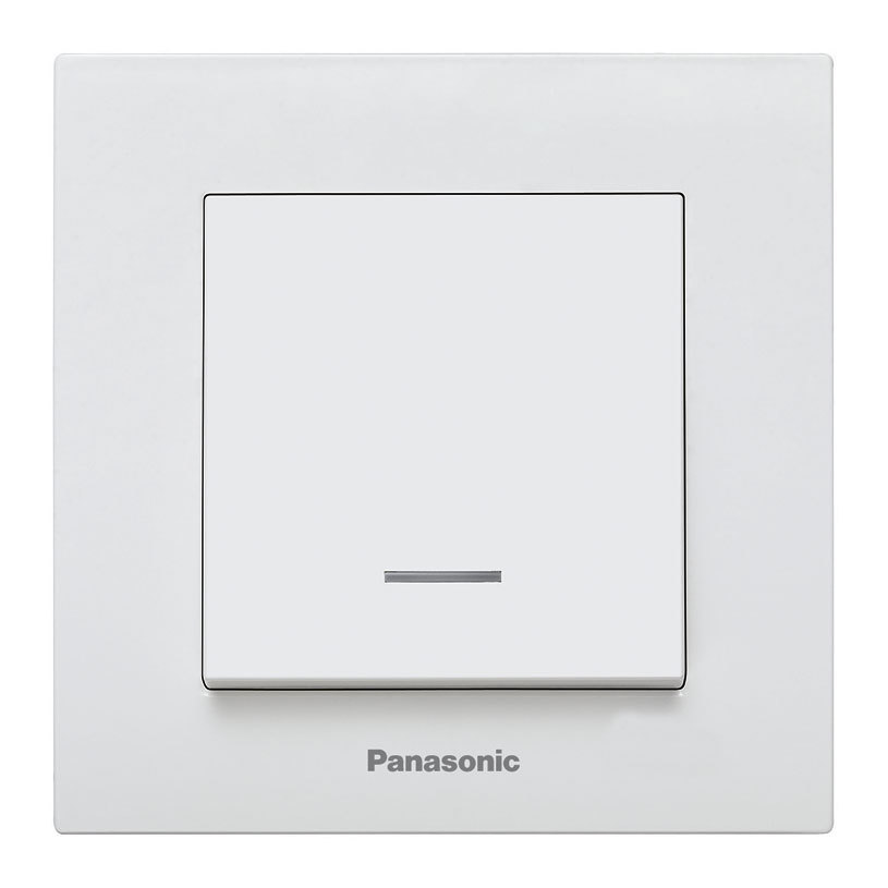 ЕДНОПОЛЮСЕН КЛЮЧ СВЕТЕЩ PANASONIC Karre Plus