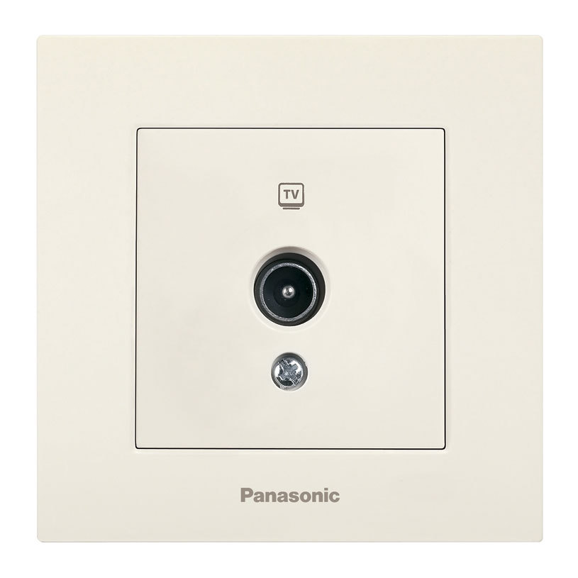 РОЗЕТКА TV PANASONIC Karre Plus – КРЕМ