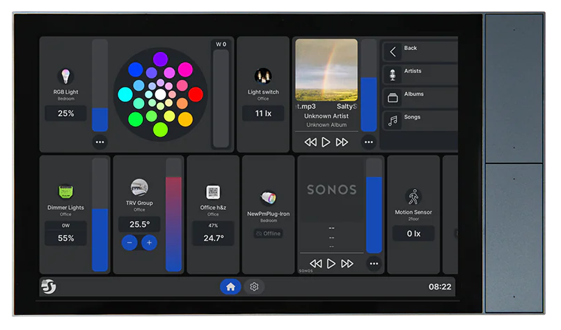 Пулт за управление със Smart реле Shelly Wall Display XL