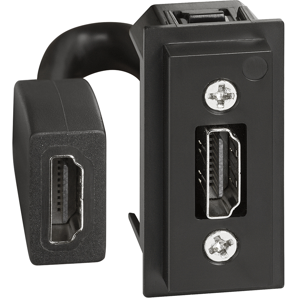 Розетка HDMI за комуникация 1 мод. с кабел