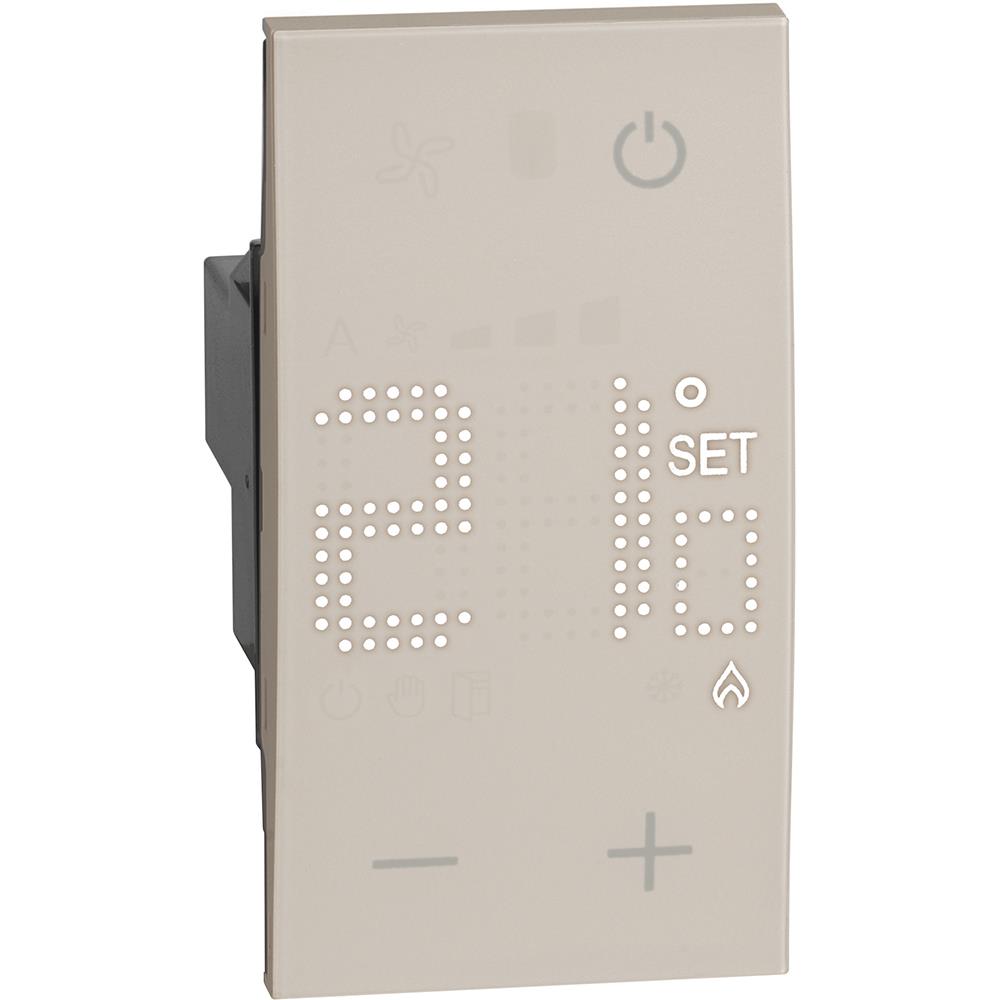 Термостат 230V 5A 1NO 2 мод. Крем