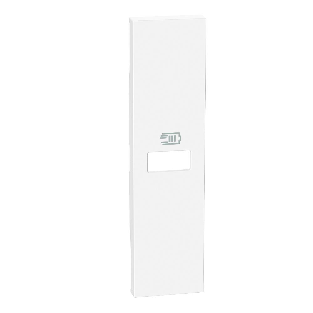 Лицев панел за USB розетка тип C Power Delivery 1 мод. Бял