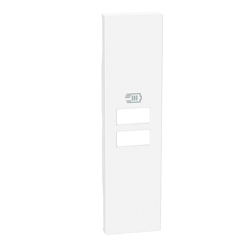 Лицев панел за USB розетка тип 2xA/2xC/A+C Бял