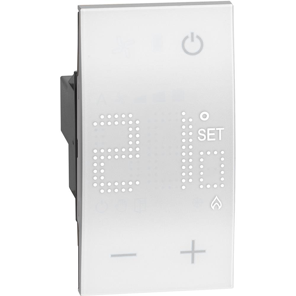 Термостат 230V 5A 1NO 2 мод. цвят Бял