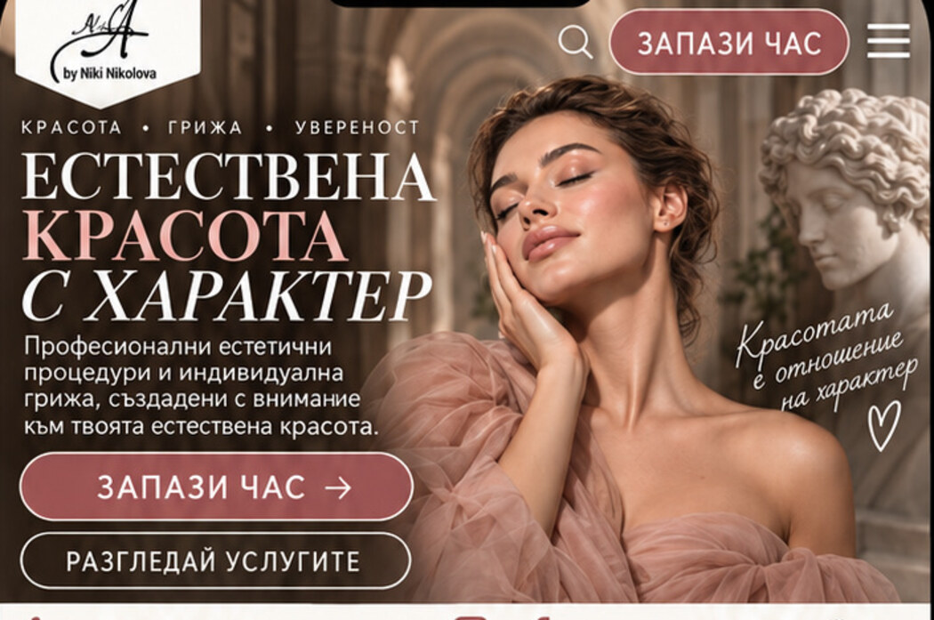 Nika by Niki Nikolaeva — естествена красота с характер: премиум грижа за лице и тяло в Бургас